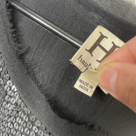 Haute Hippie Womens Cocktail Dress Silk All Over Sequin Size M Sheath Flapper - Picture 5 of 13